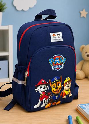 Рюкзак детский щенячий патруль paw patrol синий текстильный 30×20×10 см