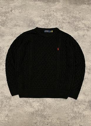 Вʼязаний светр polo ralph lauren cable-knit
