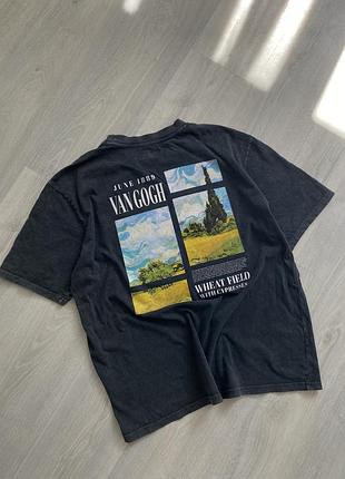 Чоловіча футболка primark з принтом «van gogh»