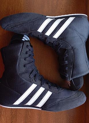 Чорні боксерки adidas box hog 2.0 fx0561 оригінал р.38 стан ідеальний