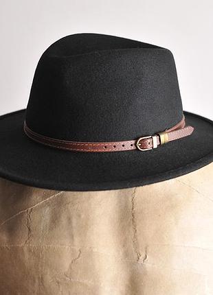 Вовняний шерстяний капелюх risa crushable wool felt hat - 55 см