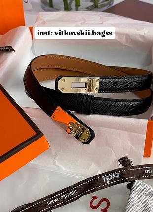 Ремінь 18 belt black leather 💛