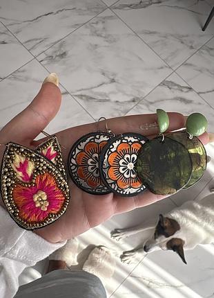 Сережки, 3 пари