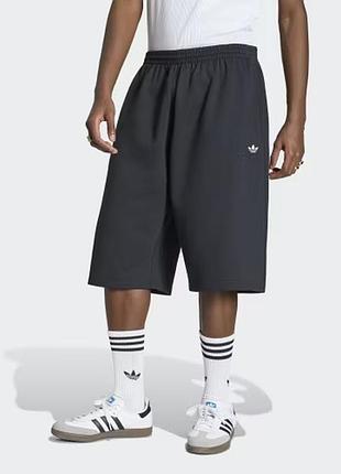 Оригінал спортивні чоловічі шорти adidas trefoil essentials shorts  ks8947 оригинал адідас чорні m стильні повсякденні літо осінь на флісі