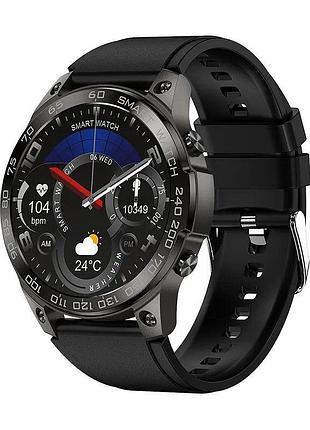 Смарт-годинник senbono dm50 black amoled (розмова, пульсоксиметр)