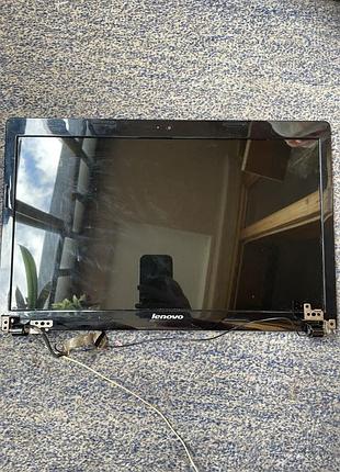 Дисплей lenovo g580 15.6 у зборі — матриця, кришка, петлі