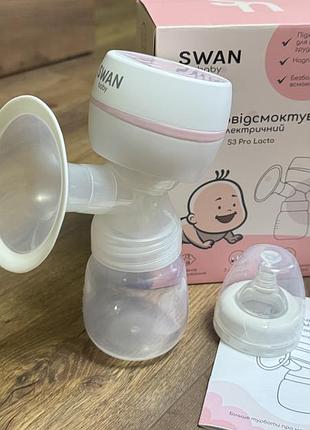 🍼 електричний молоковідсмоктувач swan baby s3 pro lacto