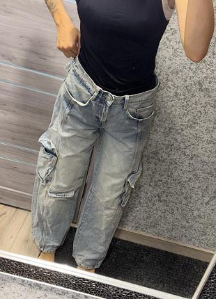 Джинси карго zara