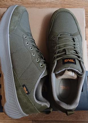 Кроссовки teva ellwood burnt olive цвет хаки оливковый