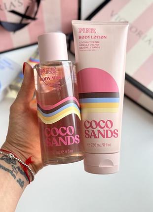 Спрей та лосьйон для тіла coco sands victoria’s secret