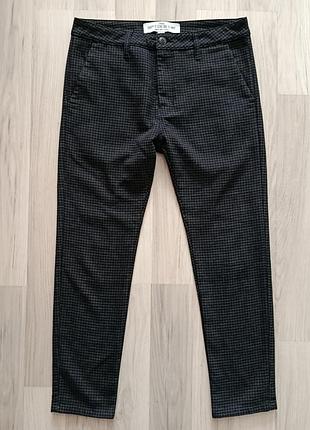 Чоловічі штани брюки на осінь topman cropped stretch skinny w32 l32
