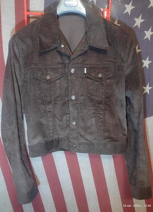 Куртка вельвет levis машина часу