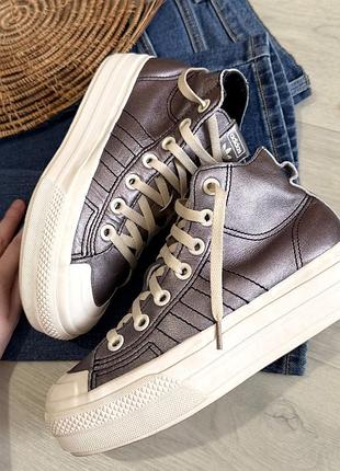 Брендовые натуральные кожаные кроссовки adidas (оригинал)