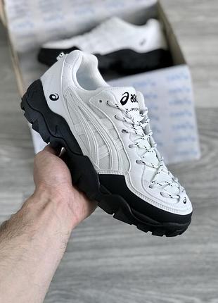 👟 кроссовки asics gel-pickax white black/наложка bs👟