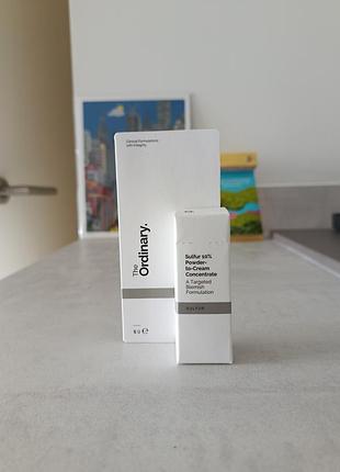 Точкова пудра від прищиків the ordinary - sulfur 10% powder-to-cream concentrate