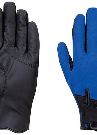 Перчатки shimano pearl fit 3 cover gloves l ц:blue