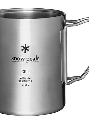 Термокружка snow peak mg-213 stainless vacuum-insulated 300ml