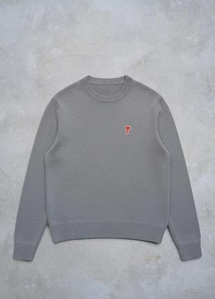Шерстяной свитер ami × sandro