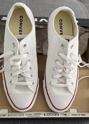 Кеди converse chuck taylor all star ox optical white 43 розмір