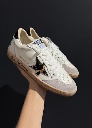 Кеди кросівки жіночі ggdb golden goose голден гус білі шкіряні
