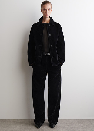 Джинси жіночі cos flocked-denim barrel-leg trousers / 38