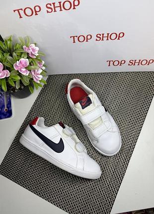 Оригинальные кроссовки nike на липучке детские