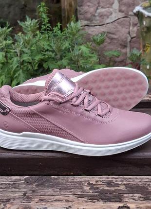 Жіночі шкіряні кросівки ecco w golf s-casual waterproof, 39р.
