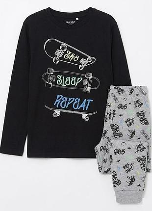 Пижама для мальчика pepperts подростковая хлопковая bs001656
