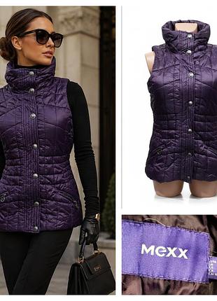 Стильная  актуальная стеганая жилетка нидерландского модного бренда mexx