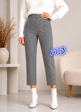 1+1=3** фірмові прямі жіночі брюки штани zara, розмір 48 - 50