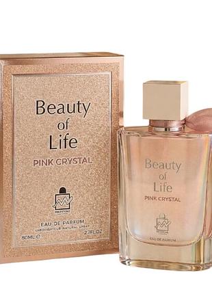 Парфумована вода жіноча milestone beauty of life pink crystal 100 мл