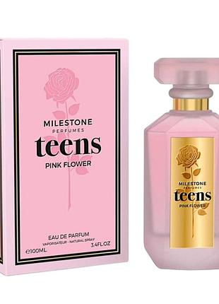 Парфумована вода жіноча milestone teens pink flower 100 мл