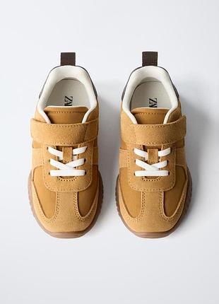 Кожаные кроссовки zara 29 размер стелька 19 см