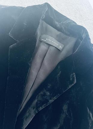 Оксамитовий піджак zara оксамитовий жакет оксамит шовк верхній одяг жіночий одяг блейзер жакет піджак