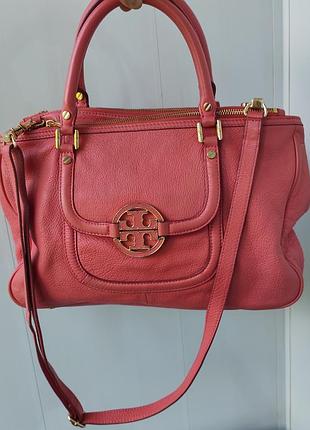 Сумка tory burch amanda, натуральна шкіра