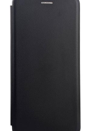 Чехол книжка premium для motorola edge 70 fusion на магните с подставкой черный