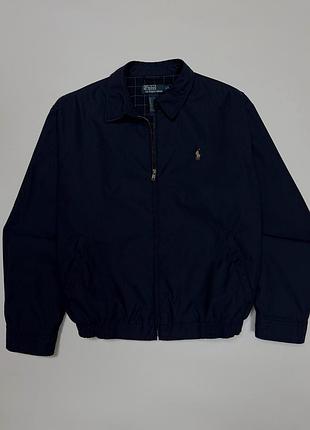 Polo ralph lauren вінтажна чоловіча куртка бомбер вітрівка харінгтон оригінал