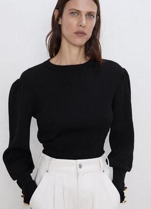 Кофтина в рубчик zara