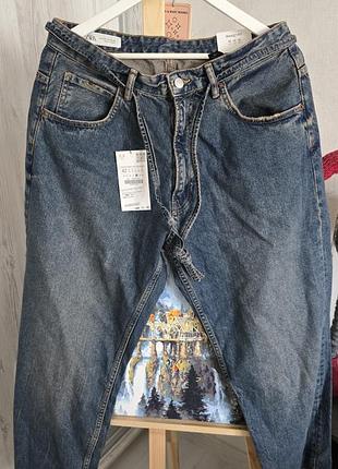 Мужские джинсы zara baggy fit, 42 размер