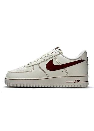Nike air force 1 low white brown