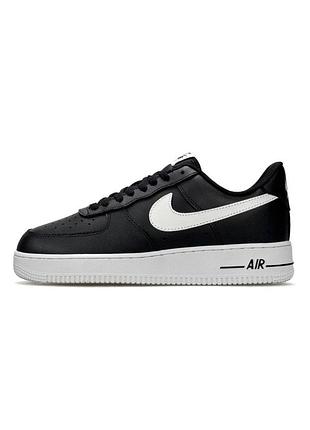 Nike air force 1 low black on white