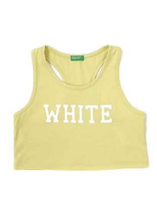 🍋 кроп-топ майка united colors of benetton (размер 11-12 лет / 160 см) 🍋