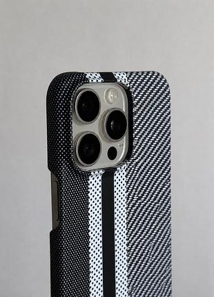 Чохол apple iphone 15 carbon & racing line