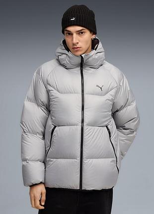 Пуховик hooded down puffer jacket men puma