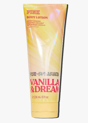 Лосьон для тела vanilla &amp; dreamy sun-splashed 236ml pink