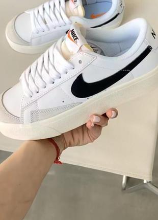 Кросівки оригінальні nike blazer low platform white