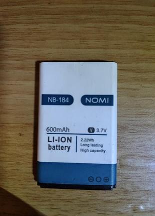 Акумулятор nomi nb-184 для nomi i184 оригінал