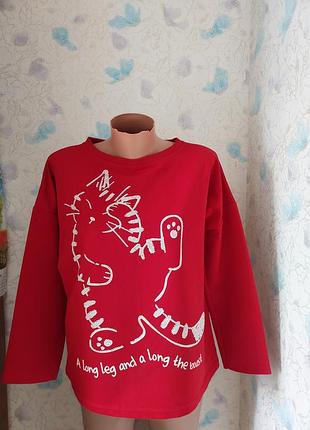 Стильный лонгслив 92% cotton 8