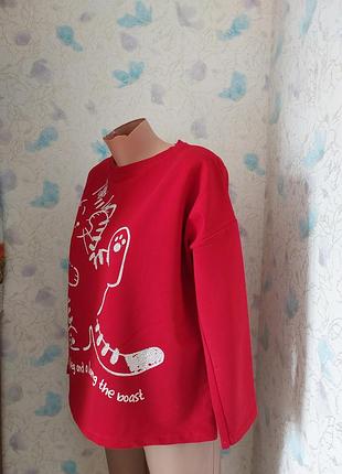 Стильный лонгслив 92% cotton 3