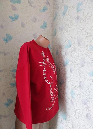 Стильный лонгслив 92% cotton 7